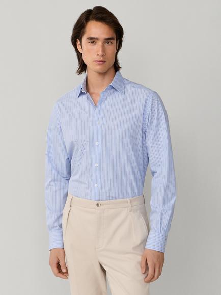 Hackett London Pimlico Collar Classic Fit Long Sleeve Shirt, Summer Blue, Summer Blue