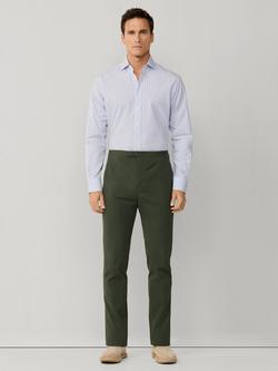 Hackett London Classic Fit Regimental Stripe Shirt - view 2, Summer Blue/White