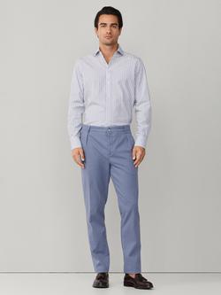 Hackett London Classic Fit Regimental Stripe Shirt, Apple Green/White - view 2, Apple Green/White