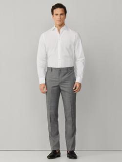 Hackett London Stripe Detail Classic Fit Cotton Poplin Shirt, White - view 2, White
