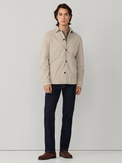 Hackett London Suede Overshirt, Beige - view 2, Beige