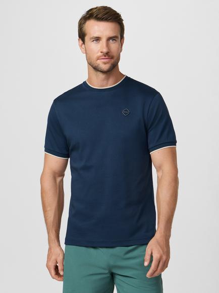 Hackett London Sport Cotton Regular Fit Short Sleeve T-Shirt, Navy