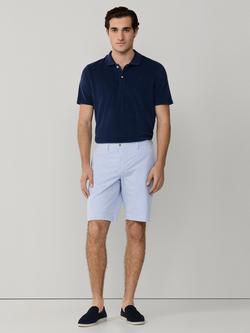 Hackett London Cotton Blend Classic Fit Reversible Sanderson Shorts, Off White - view 2, Off White