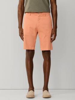 Hackett London Sanderson Tailored Fit Chino Shorts, Sunset Orange