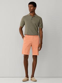 Hackett London Sanderson Tailored Fit Chino Shorts - view 2, Sunset Orange