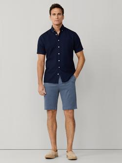 Hackett London Sanderson Tailored Fit Chino Shorts - view 2, Thames Blue