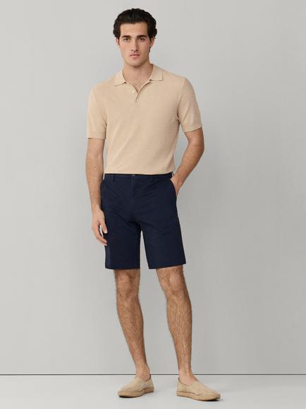 Hackett London Sanderson Tailored Fit Chino Shorts - view 2, Navy