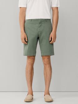 Hackett London Sanderson Tailored Fit Chino Shorts, Stone Green