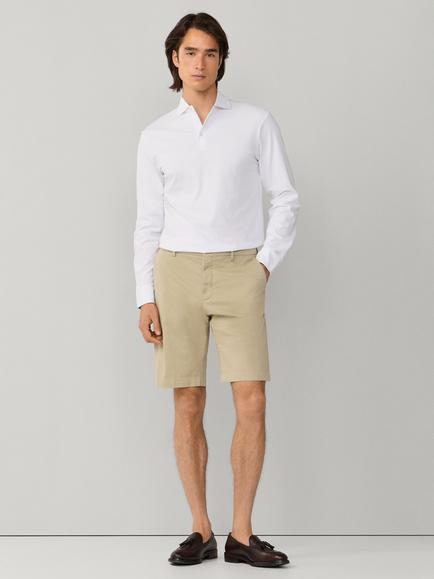 Hackett London Sanderson Tailored Fit Chino Shorts - view 2, Beige