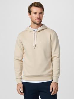 Hackett London Long Sleeve Drawstring Neck Hoodie, Stone Beige, Stone Beige