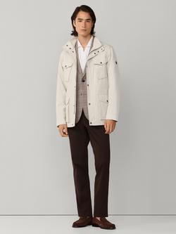 Hackett London Water Resistant Utility Jacket - view 2, Stone Beige