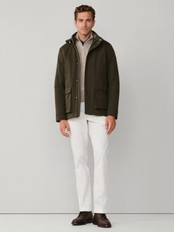 Hackett London Water Resistant Field Jacket, Moss Green - view 2, Moss Green
