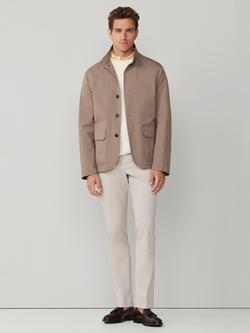 Hackett London Lightweight Water Resistant Blazer, Bronze Beige - view 2, Bronze Beige