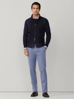 Hackett London Suede Gilet - view 2, Navy