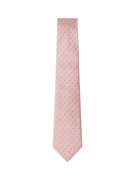 Hackett London Pure Silk Small Polka Dot Tie, Baby Pink
