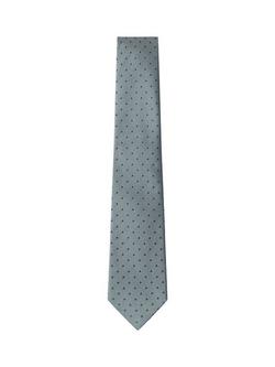 Hackett London Pure Silk Small Polka Dot Tie, Menthol Green