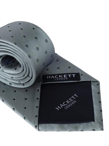Hackett London Pure Silk Small Polka Dot Tie - view 2, Menthol Green