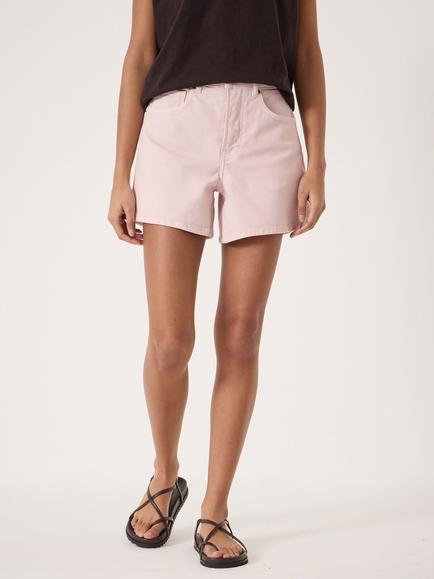 HUSH Essential Denim Stretch Shorts, Light Pink, Light Pink