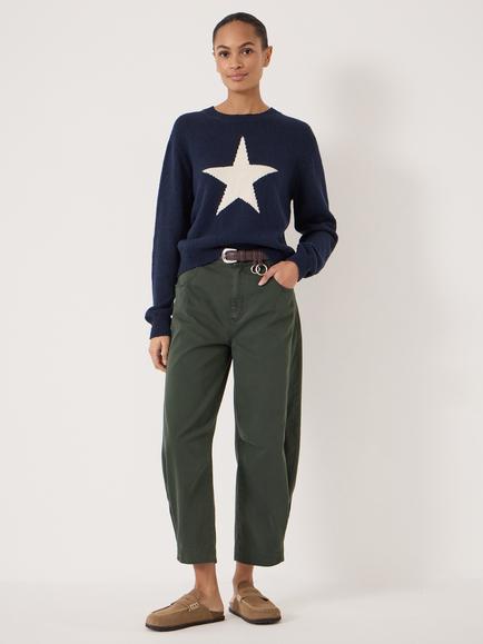 HUSH Hallie Star Jumper - view 2, Navy Blue