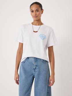 HUSH Catch of the Day Graphic T-Shirt, White, White