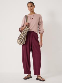 HUSH Elodie Puff Sleeve Top, Rose Pink - view 2, Rose Pink