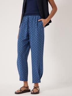 HUSH Seashell Air Flow Trousers containing LENZING™ ECOVERO™ Viscose, Seashell Navy, Seashell Navy