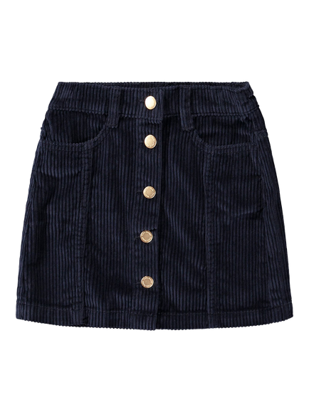 Molo Kids' Bera Cotton Skirt, Navy Blazer, Navy Blazer