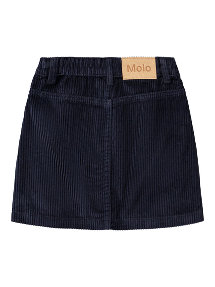 Molo Kids' Bera Cotton Skirt, Navy Blazer - view 2, Navy Blazer