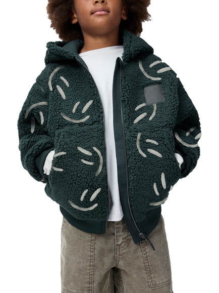 Molo Kids' Hazzy Hooded Jacket, Green, Green