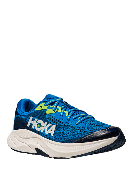 HOKA Kids' Rincon 4 Mesh Lace Up Trainers, Cobalt/Navy - view 2, Cobalt/Navy
