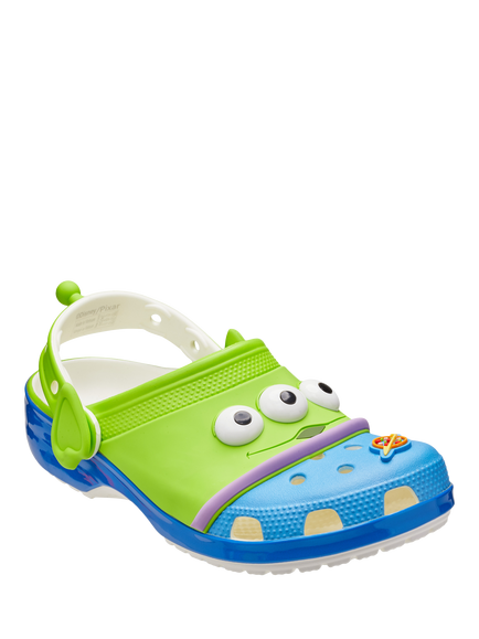 Crocs Kids' Disney Pixar Toy Story Alien Classic Clogs, Green/Blue Multi - view 2, Green/Blue Multi