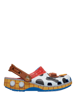 Crocs Kids' Disney Pixar Toy Story Woody Classic Clogs, Blue Jean, Blue Jean