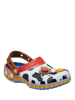 Crocs Kids' Disney Pixar Toy Story Woody Classic Clogs, Blue Jean - view 2, Blue Jean
