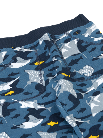 Frugi Kids' Malpas Joggers, Ray Fever - view 2, Ray Fever