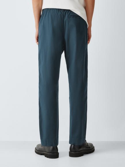Kin Cotton Blend Trousers - view 2, Navy