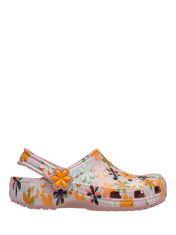 Crocs Kids' Classic Retro Summer Clogs, Mauve, Mauve