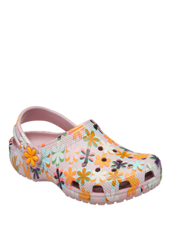 Crocs Kids' Classic Retro Summer Clogs, Mauve - view 2, Mauve