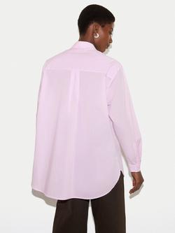 Jigsaw Relaxed Fit Cotton Voile Shirt - view 2, Pink