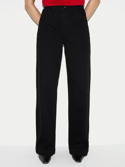 Jigsaw Balfour Wide Leg Jeans, Black