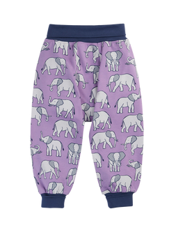 Frugi Baby Parsnip Cotton Elephant Joggers, Elephant Parade, Elephant Parade