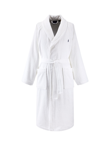 Ralph Lauren Polo Unisex Bath Robe, White