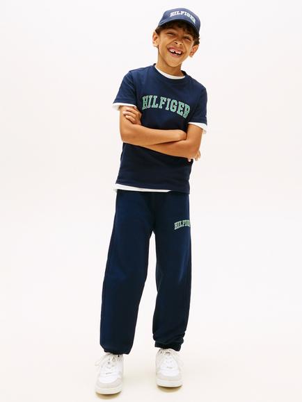Tommy Hilfiger Kids' Varsity Short Sleeve T-Shirt - view 2, Blue