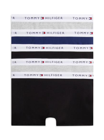 Tommy Hilfiger Kids' Cotton Blend Trunks, Pack of 5, Multi - view 2, Multi