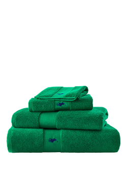 Ralph Lauren Polo Player Towels, Billard Green