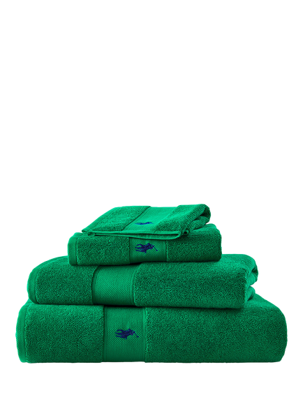 Ralph Lauren Polo Player Towels, Billard Green