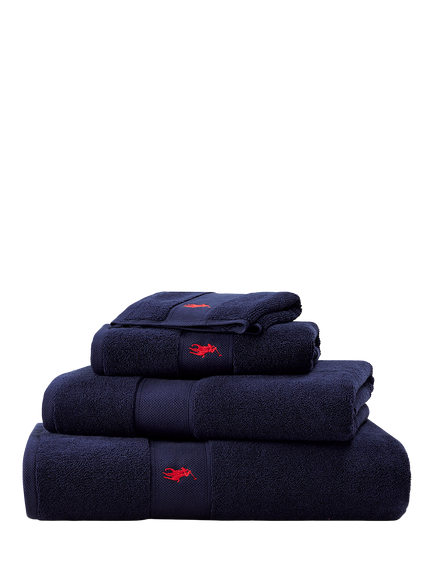 Ralph Lauren Polo Player Towels, Newport Navy