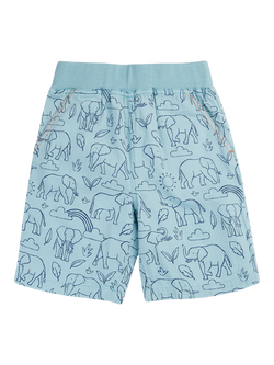 Frugi Kids' Cedar Printed Cotton Shorts, Happy Herd, Happy Herd