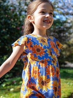 Frugu Kids' Lowenna Floral Jumpsuit - view 2, Sunflowers