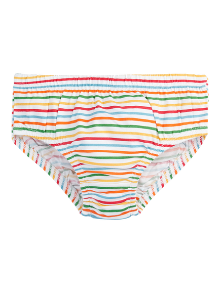 Frugi Kids' Harison Cotton Briefs, Pack of 3, Multi - view 2, Multi
