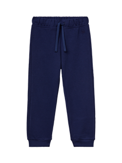 Benetton Kids' Cotton Joggers, Night Blue